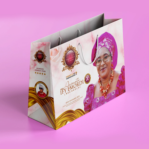 FUNERAL SOUVENIR GIFT BAG